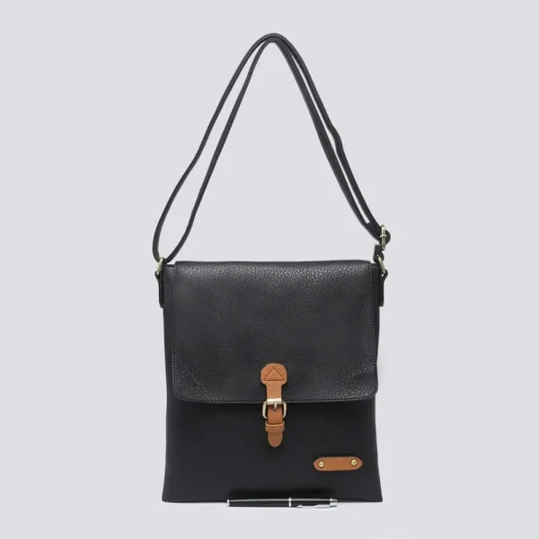 Fold Over Crossbody Messenger Bag - Image 6
