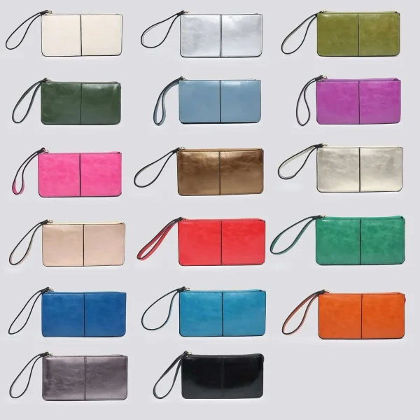Ladies Clutch Zip Purse bag
