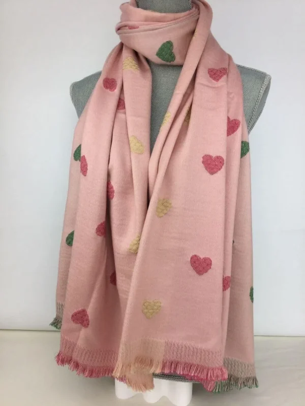 Super Soft Heart Scarf - Image 6