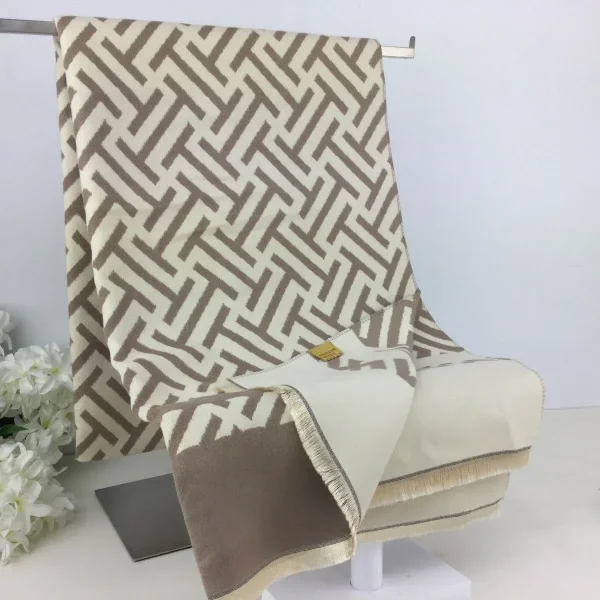 Geometric Super Soft Scarf - Image 2