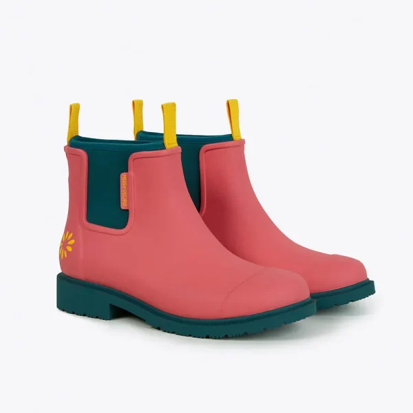 Merry People X Mothers Day Classic Bobbi Ankle Boot // Coral Teal - Image 3