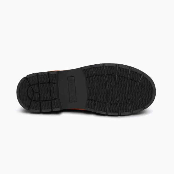 Tully Boot // Plum & Neon Orange - Image 3