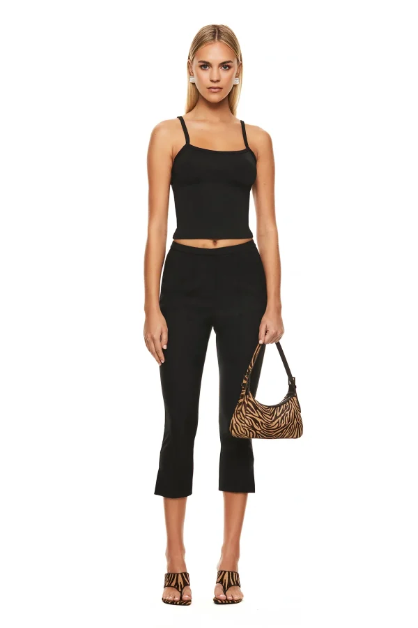 THE SHILOH BLACK CAPRI PANT