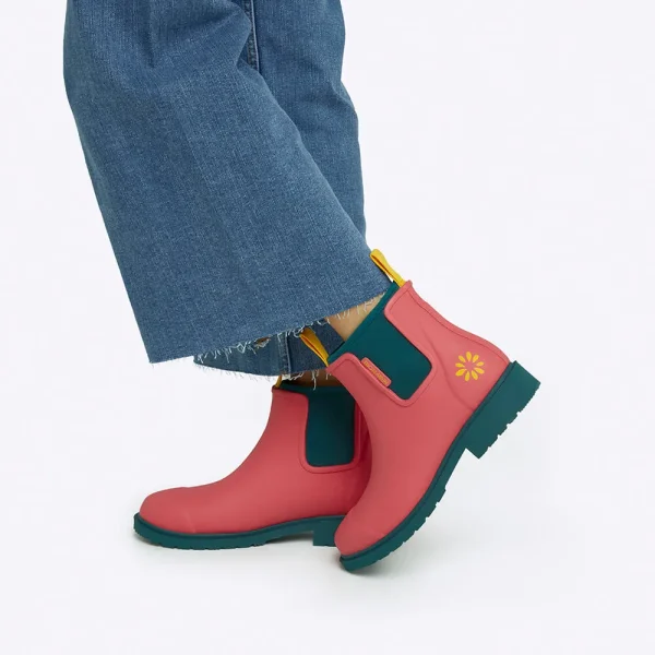 Merry People X Mothers Day Classic Bobbi Ankle Boot // Coral Teal - Image 7