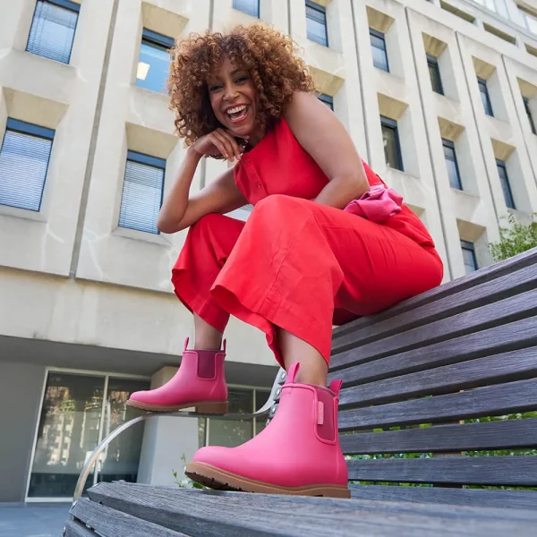 Bobbi Ankle Boot // Fuchsia Pink - Image 7
