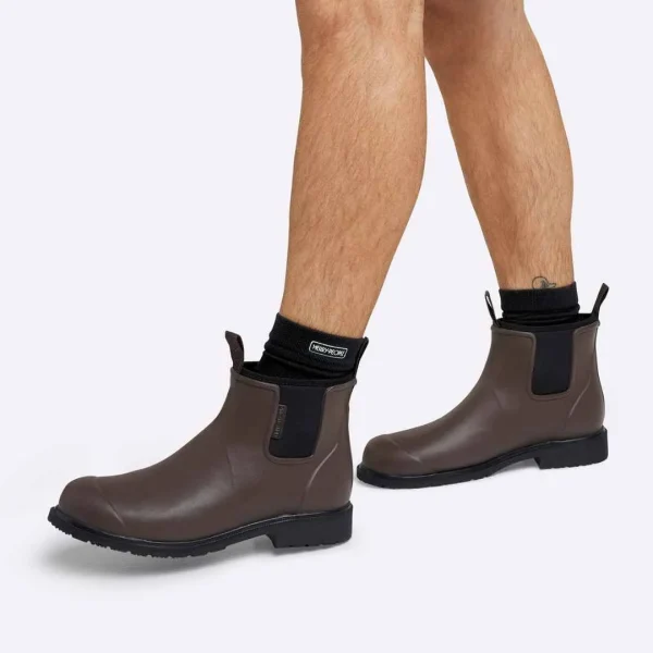 Bobbi Ankle Boot // Chocolate & Black - Image 7