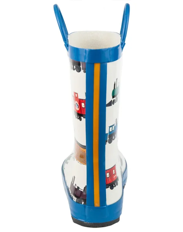 Tommy's Trains Loop Handle Rubber Rain Boots - Image 4