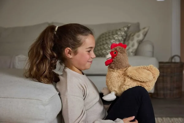 Warmies® Microwavable Lavender Toy - Brown Hen - Image 2