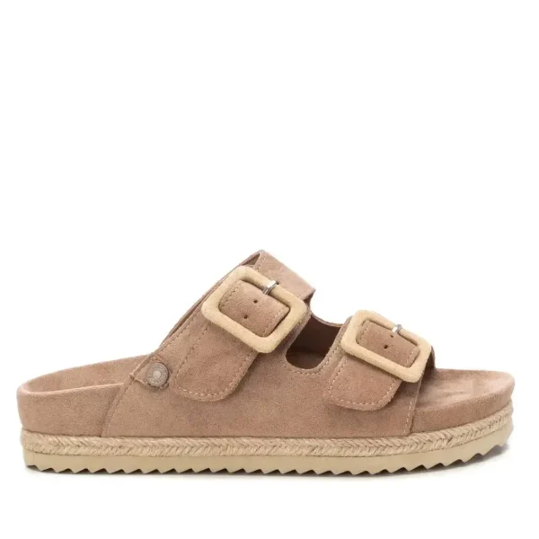 Refresh - Taupe Microfiber Ladies Sandals - Image 3