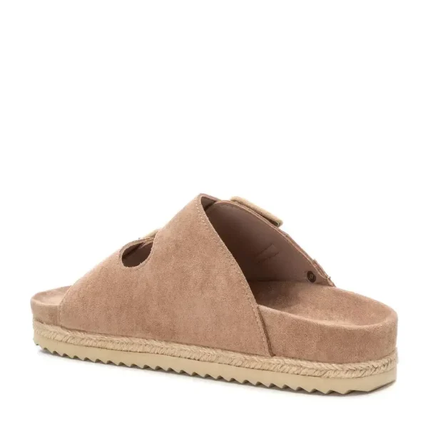 Refresh - Taupe Microfiber Ladies Sandals - Image 2