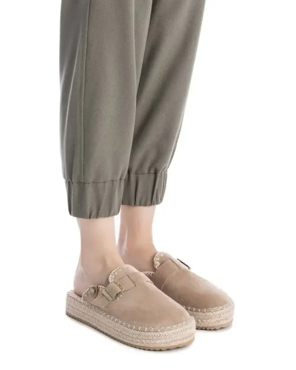 Refresh - Beige Microfiber Ladies Shoe - Image 3