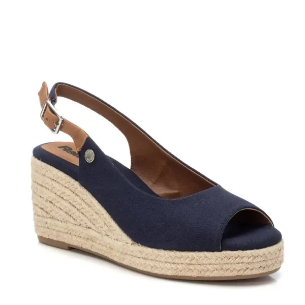 Refresh - Navy Canvas Ladies Sandals - Image 3
