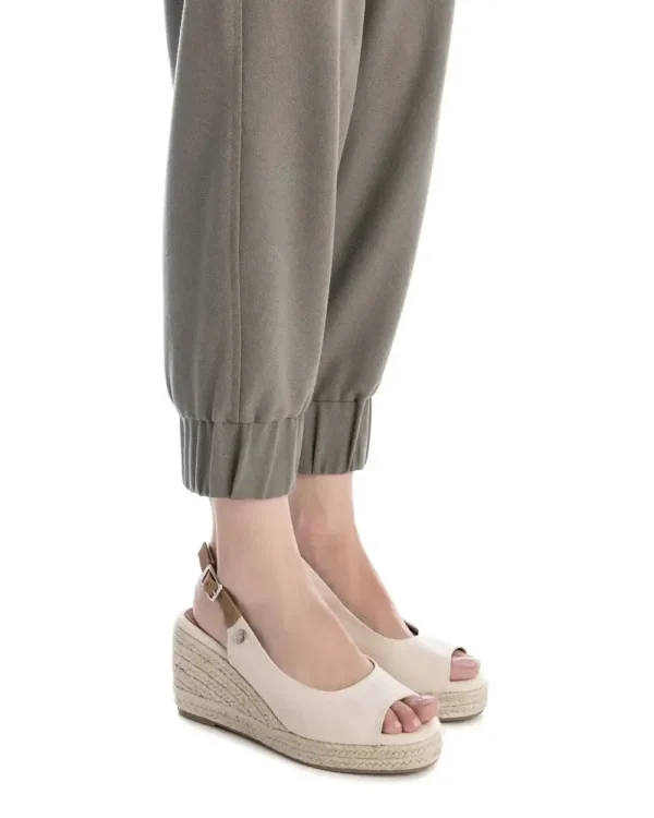 Refresh - Beige Canvas Ladies Sandals - Image 2