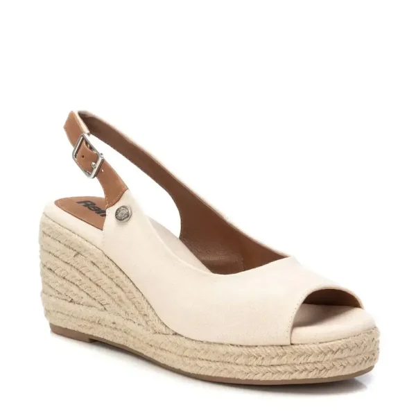 Refresh - Beige Canvas Ladies Sandals - Image 3