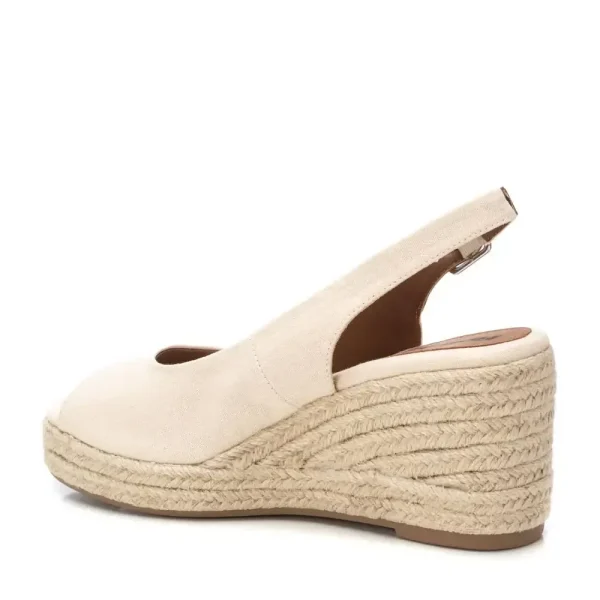 Refresh - Beige Canvas Ladies Sandals - Image 4