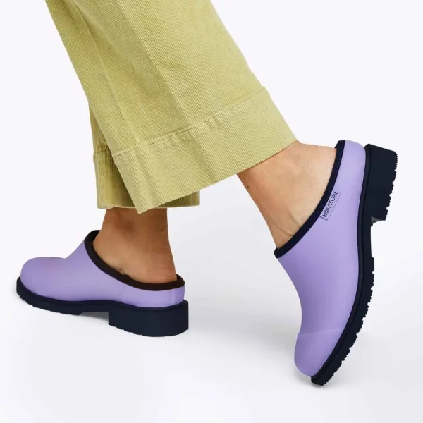 Billie Clog // Lavender & Navy - Image 6