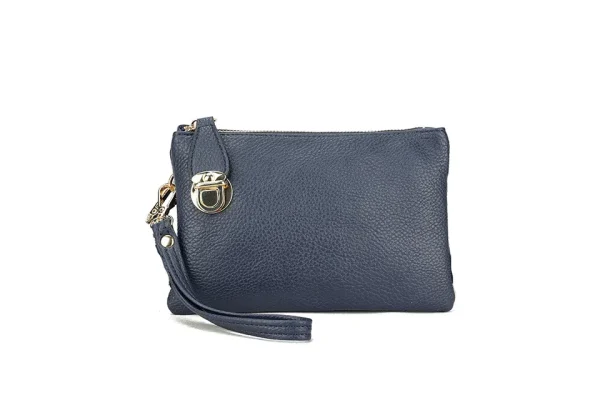 Ladies Silver Buckle Clutch Bag (13 colours) - Image 18