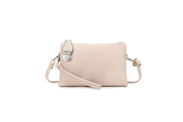 Ladies Silver Buckle Clutch Bag (13 colours) - Image 5