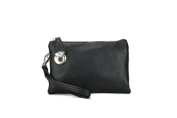 Ladies Silver Buckle Clutch Bag (13 colours) - Image 16