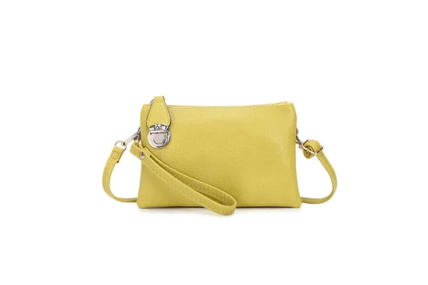 Ladies Silver Buckle Clutch Bag (13 colours) - Image 9