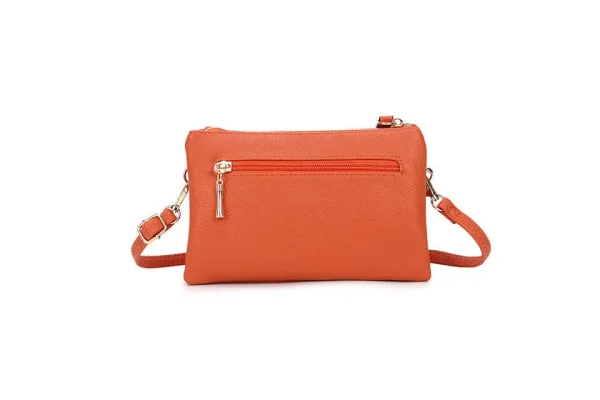 Ladies Silver Buckle Clutch Bag (13 colours) - Image 7