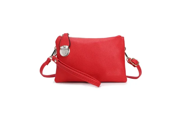 Ladies Silver Buckle Clutch Bag (13 colours) - Image 17