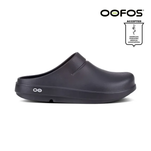 OOFOS Unisex OOcloog - Black