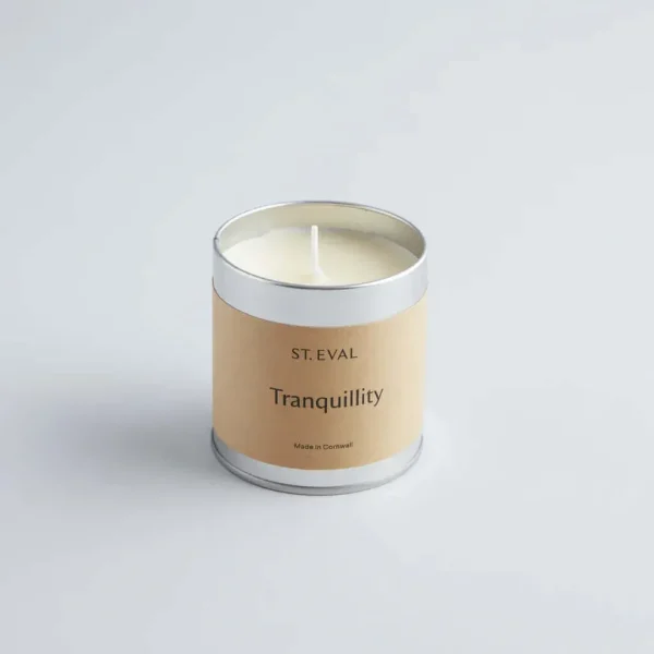 St Eval Artisan Candles - Tranquility Scented Tin Candle - Image 2