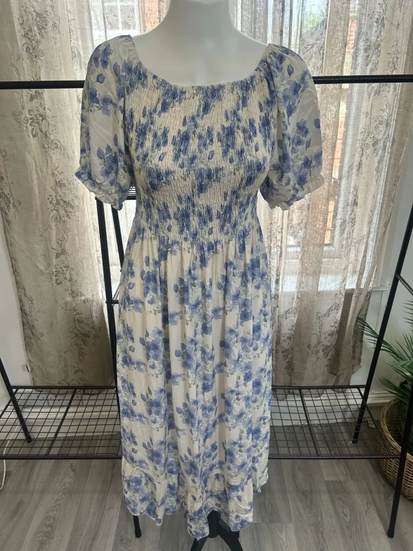 Ditsy Floral Shirred Waist Maxi Dress - Image 2