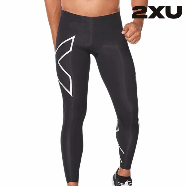 2XU Men Core Compression Tights - Black / Silver