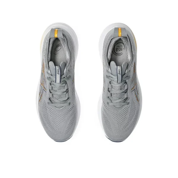 ASICS Men Gel-Nimbus 26 2E - Sheet Rock / Thunder Blue - Image 2