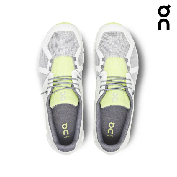 On Running Men Cloud 5 Push  - White / Glacier - Image 2