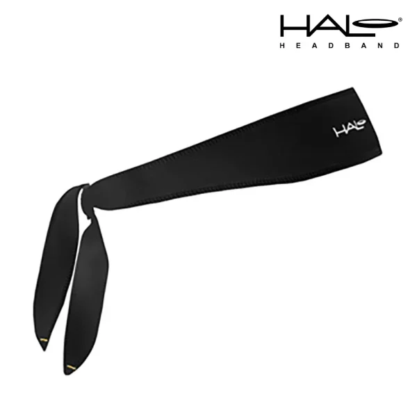Halo I Tie Headband - Black
