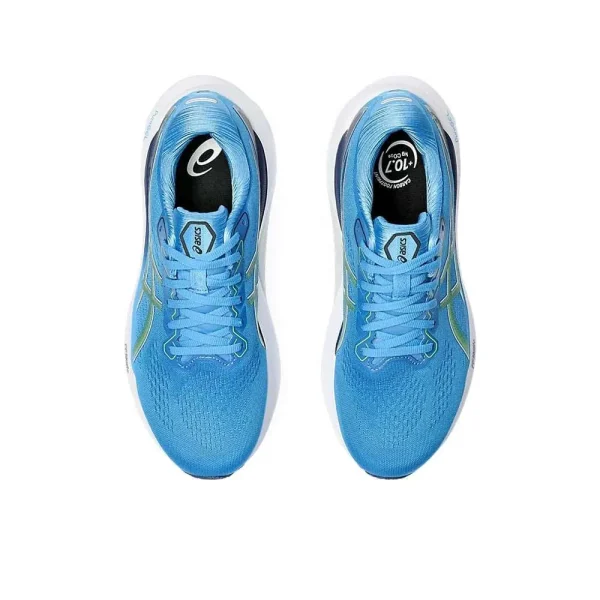 ASICS Men Gel-Kayano 30 2E - Waterscape / Electric Lime - Image 2
