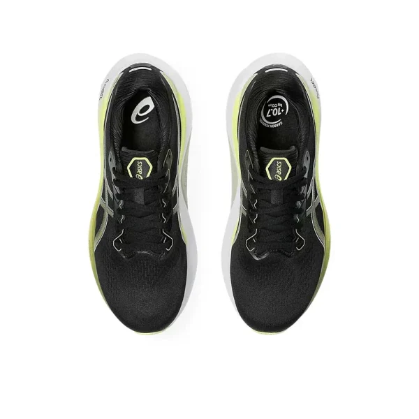 ASICS Men Gel-Kayano 30 2E - Black / Glow Yellow - Image 2