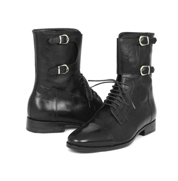 Formal Double Monk Boot, Men's Leathern boots