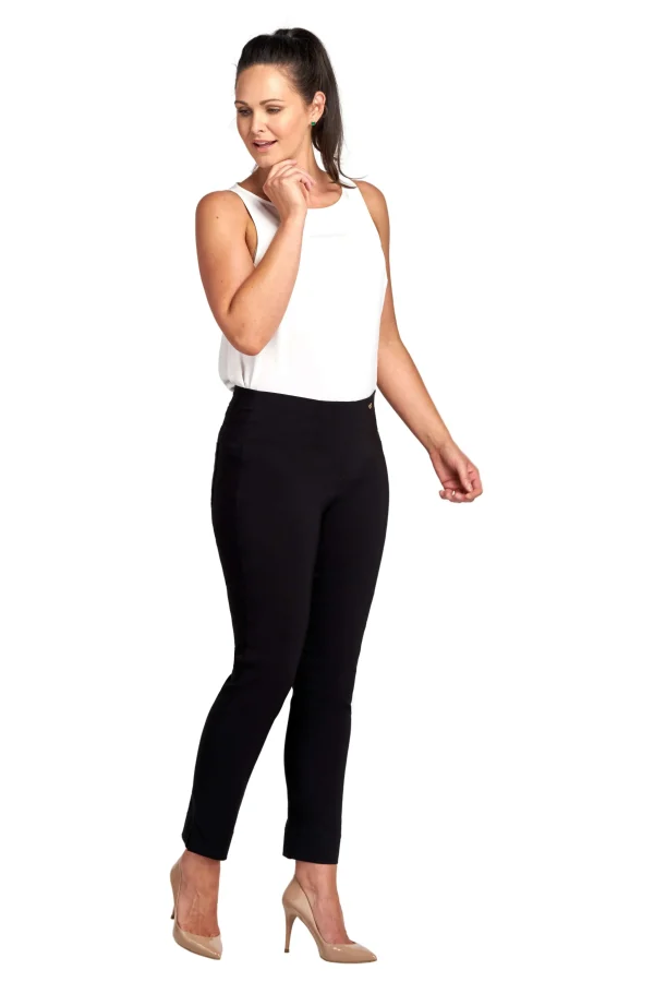 Pinns - Slim Leg Bengaline Ankle Grazer with back slit - Image 2