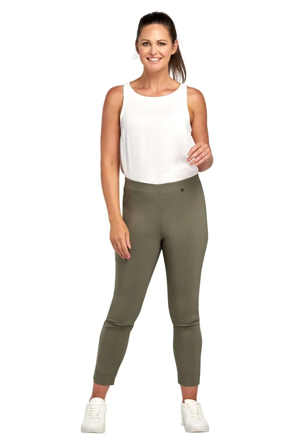 Pinns - Slim Leg Bengaline Ankle Grazer with back slit - Image 3