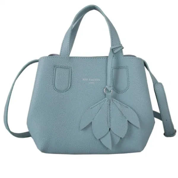 Red Cuckoo Grab Bag with Flower Detail