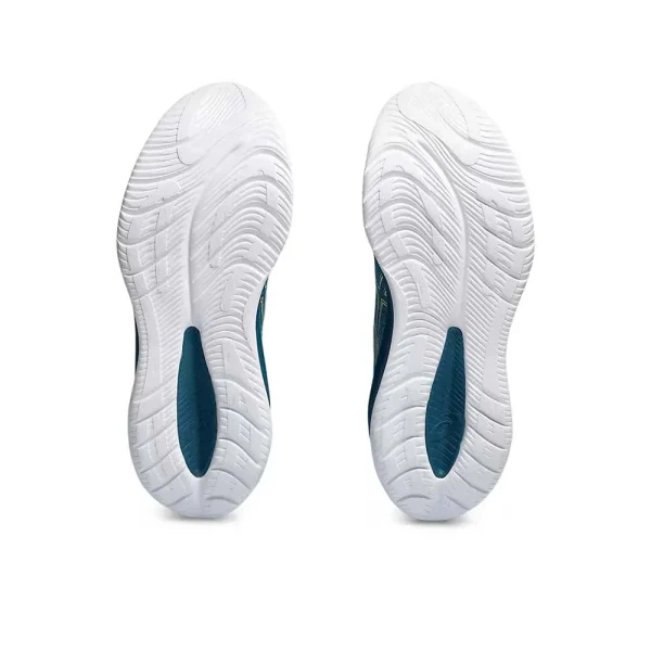 ASICS Men Gel-Cumulus 26 2E - Evening Teal / Bright Yellow - Image 3