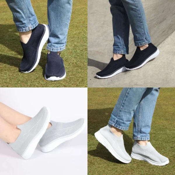 Cosmo Slip on elasticated trainer pump