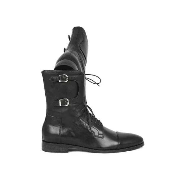 Formal Double Monk Boot, Men's Leathern boots - Image 2