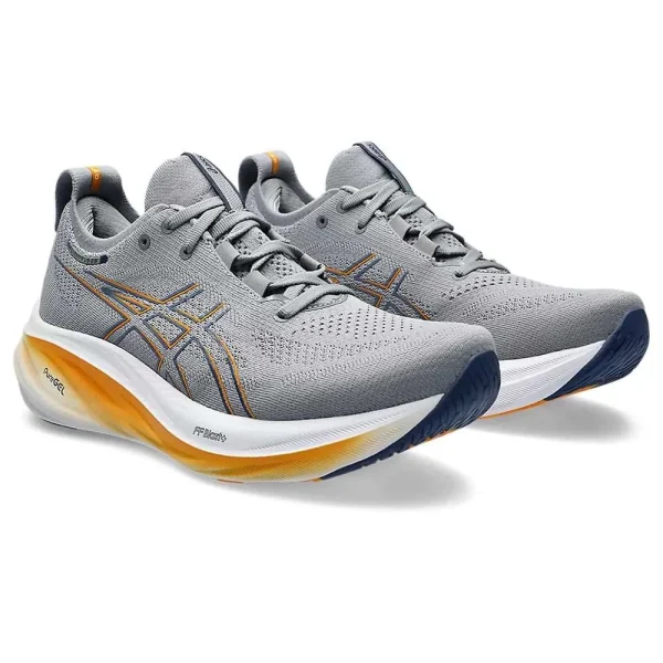 ASICS Men Gel-Nimbus 26 2E - Sheet Rock / Thunder Blue - Image 5