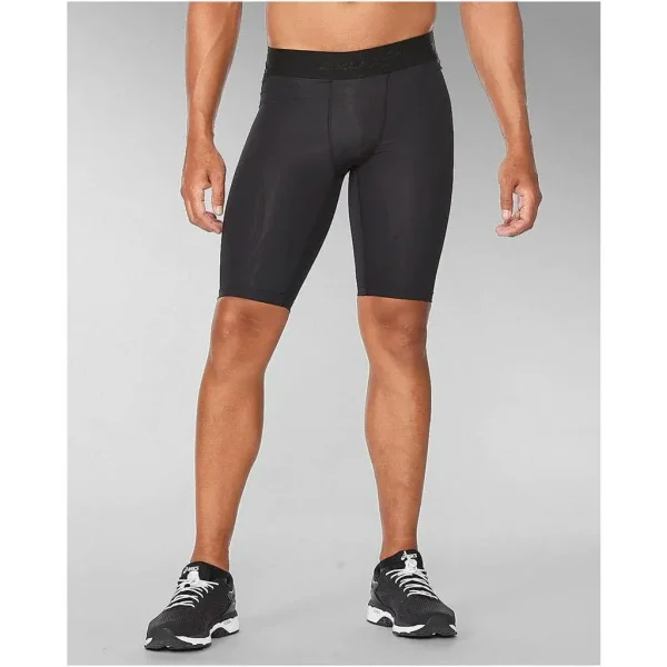 2XU Men Force Compression Shorts - Black / Nero - Image 2