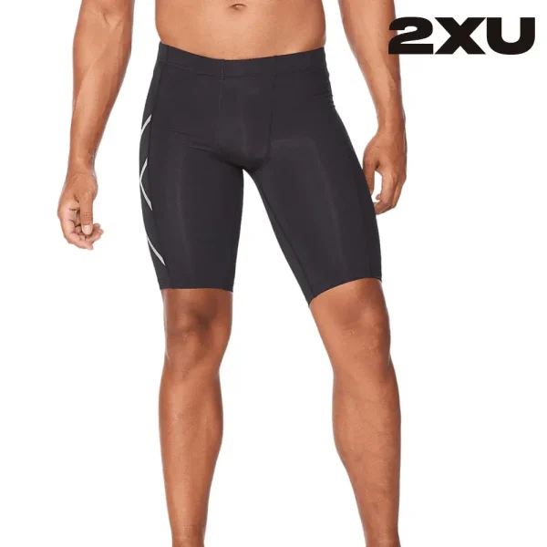 2XU Men Core Compression Shorts - Black / Silver