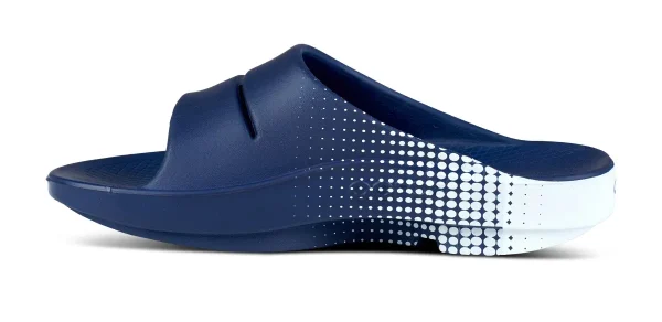 OOFOS Unisex OOahh - Navy Matrix - Image 6