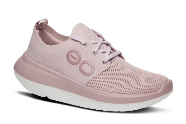 OOFOS Women OOmy Stride - White / Stardust - Image 4