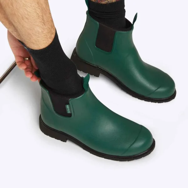 Bobbi Ankle Boot // Alpine Green & Black - Image 7