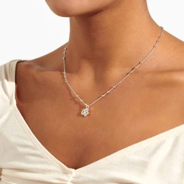 Joma Jewellery Bridal A Little 'Maid Of Honour' Necklace In Silver Plating - Image 3