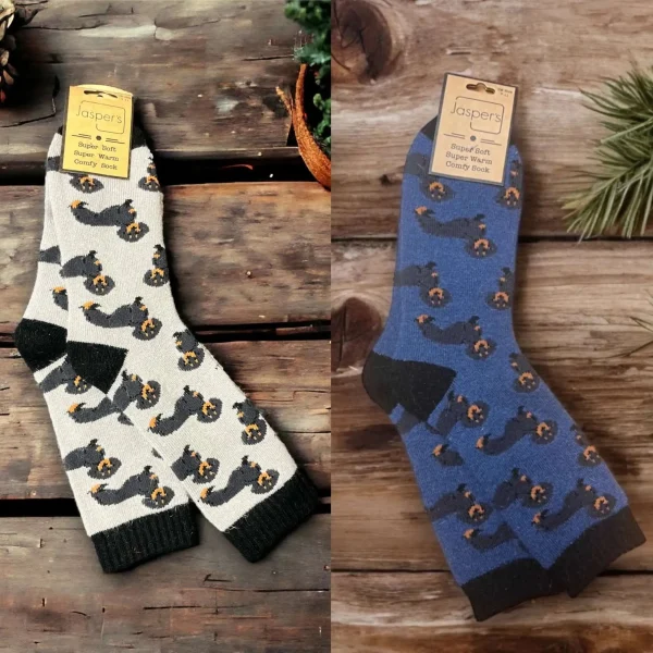 Jasper's - Dashing Dachshunds Super Cosy Men’s Socks